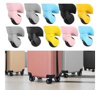 Easy Install Rollers for Suitcases, Strong Plastic Material Designed to Last Long ( for PINK L)