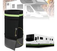 Easy-Install Rv Protector Wrap, Rv Skirting, Heavy Duty Travel Wheel Skirt,Waterproof Felt Material,Convenient Storage For Garden,Outdoor,Yard(22m/72ft)