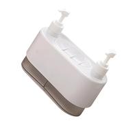 Easy Install Shampoo Bottle Dispenser Press Type Transparent Wall Mount Durability Press Type Shampoo Dispenser