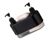 Easy Install Shampoo Bottle Dispenser Press Type Transparent Wall Mount Durability Press Type Shampoo Dispenser