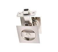 Easy Install Sliding Door with 4 Inch Handle for Single or Double Panel Interior Doors Stainless Steel Hidden Sliding Door with Compact Handle for Left Right Interior Doors