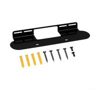 Easy Install Speaker Mount for Sonos Beam for Gen 1 2 Easy Install(Black) | Sleek 42cm width, saves desk space, minimalist look, 5cm clearance, modern home decor