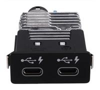 Easy Install Vehicle Double USB Charging Socket for U06 U11 U10 U25 F66 G18 Supports 36W Total Power 84105A57B32 Vehicle USB Charging Socket