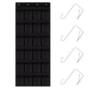 Easy Installation 24 Pocket Over The Door Organiser Breathable Meshes Storage Bag for Bathroom Bedroom Kitchen Over Door Storage Organiser