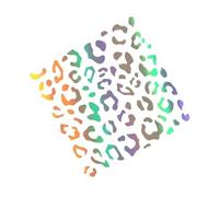 Easy Installation Car Rearview Sticker Removable Trim Animal Print Decals Adhesive PVC Stickers Decoration Cow Print Vehicle Decals