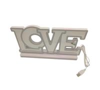 Easy Installation Desktop Decoration LED Light Home Decor Lamp Love Letter Shape PVC Texture Perfect for Celebration Holiday Moods Light