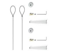 Easy Installation Gate Latch Pull Spring and Cylinder 2 Sets Accessory Hardware Quick Door Upgrade