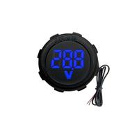 Easy Installation LED Digital Voltmeter Water Resistant Design 4-100V Easy Installation Solution for Marine Motorcycle Accurate Voltages Measurement Device