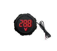 Easy Installation LED Digital Voltmeter Water Resistant Design 4-100V Easy Installation Solution For Marine Motorcycle Outdoor Marine Motorcycle Voltage Tester