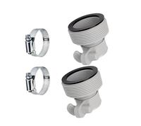 Easy Installation Pool Filter Pump Hose Adapter 1.5" to 1.25" for Bestway for Coleman Filter Pumps, 2Pcs