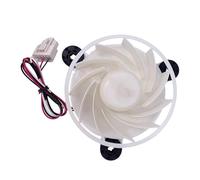 Easy Installation Refrigerator Evaporator Fan Motor DC12V 2.5W 1870RPM Replacement Part For Freezer Cooling Unit Replacement Fan Motor