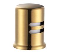 Easy Installation Replacement Alloy Air Gaps Cover Accessories for Dishwasher Prevents Dirty Water Backflow Dishwasher Gaps with Brushed Gold Finish Replacement Accessories Space