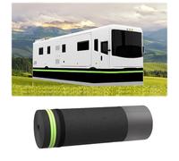 Easy Installation RV Skirting, Travel Wheel Skirt for Mobile Home Exterior PVC with Tightly Metal Plates Convenient Storage Cover Cars Trailers Motorhomes 34m/111ft(31.5 inches high)