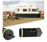 Easy Installation Skirting for Mobile Home Exterior, Rv Winter Thickening Skirt Iron Mesh at The Bottom Covers Lock 31.5/35.4/39.3 Inch Tall No Drilling Required
