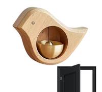 Easy Installation - The magnetic wooden doorbell features a built-in magnetic design that can be easily attached to metal doors, ensuring a configuration