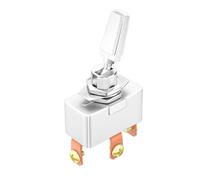 Easy Installation Toggle Switches 20A for Car and Farm Vehicle Upgrades Metal Construction Simple Control Mechanism High Current Toggle Switches for Auto and Agricultural Vehicle Modification Metal