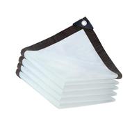 Easy Installation Weatherproof Animal Shelter Cover with Triangular Grommets Multipurpose Livestock Tarp