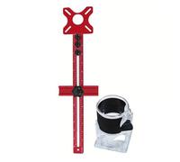 Easy Installation Woodworking Enthusiasts Adjustable Aluminum Router Trimmer Machine Bracket Base Trimming Tasks Router
