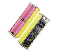 Easy Installs 8x18650 Transparents Charging Case 45WPD Fast Charging Technology MultiPorts Output Transparents Rechargeable Powerbanks Housing