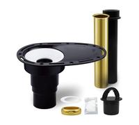 Easy Installs Freestanding Tub Drain Rough in Set with Brass Tailpiece Quick Install Freestanding Tub Drain Set for Home Bathtub Rough in Set