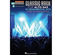 Easy Instrumental Play Along Classic Rock Alto Sax Bk W Audio Download (Hal Leonard Easy Instrumental Play-Along) (Includes Online Access Code)