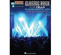 Easy Instrumental Play Along Classic Rock Cello Bk W Audio Download (Hal Leonard Easy Instrumental Play-Along) (Includes Online Access Code)