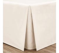 Easy Iron Percale Combed Double Base Valance Sheet Cream