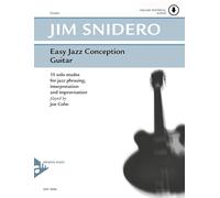 Easy Jazz Conception for Guitar - 15 solo etudes for jazz phrasing, interpretation and improvisation - guitar - method with CD - [Language: English & German] - (ADV 14766)