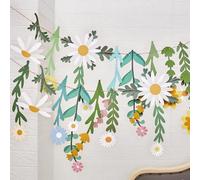 Easy Joy Paper Flower Garland Spring Summer Wildflower Party Banner Garden Floral Banner for Wall Paper Flowers Decorations for Birthday Baby Shower Afternoon Tea Wedding Backdrop Indoor Outdoor Decor