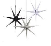 EASY JOY Paper Star Hanging Decorations Wedding Birthday Christmas Hanging Decorations (W-B-G)