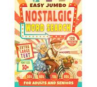 Easy Jumbo Nostalgic Word Search (Amazing Activity Books Collection)