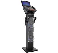 Easy Karaoke Karaoke Bluetooth System with Speaker Pedestal & Disc Set
