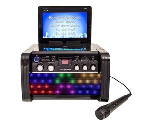 Easy Karaoke EKS213BT Bluetooth CD+G Karaoke System with Disco Lights