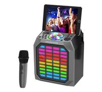 Easy Karaoke EKS222BT Party Hub Bluetooth Karaoke Speaker with Wireless Mic