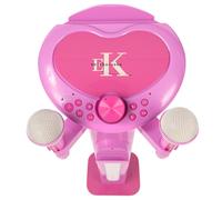 Easy Karaoke Bluetooth? Kids Singalong Pedestal Karaoke Machine ~ Pink