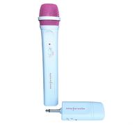 Easy Karaoke Wireless Microphone Pink/White