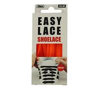 Easy Lace, Flat - Boxed Unisex-Adult, Silicone Laces - Orange (Orange 110), One size