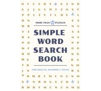 Easy Large Print Word Search Book for Seniors and Adults: 55 Simple Puzzles in a Handy 6x9 Format - A Relaxing Brain Exercise for All Ages