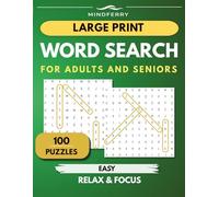 Easy Large Print Word Search for Seniors: 100 Easy Puzzles • Relax & Focus • Brain Training for Adults and Seniors