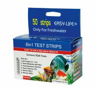 Easy Life 50 Test Strips Water Test 6in1 pH, KH, GH, Chlorine, Nitrite & Nitrate
