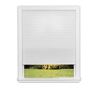 Easy Lift Trim-at-Home Cordless Cellular Light Filtering Fabric Shade White, 36 in x 64 in, (Fits windows 19"- 36")
