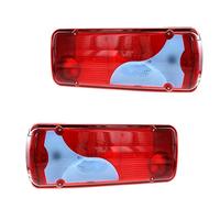 Easy Link 2 Pieces Rear Light Lenses Compatible with MAN TGA TGL TGX TGS Mercedes Sprinter 2006-2018 Flatbed VW Crafter 2006-2016 Floor Plate