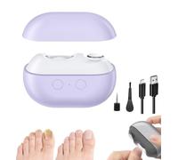 Easy Nail Trimmer, 2026 New Easy Trim Toe Nail Trimmers, Easy Nail Clippers for Seniors, Easy Clip Nail Trimmer, Smart Fingernail Grinder, Automatic Nails Trimmers with LED Light (Purple)