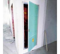Easy Open Drywall Access Hatch Box, Aluminum Service Shaft Inspection Door/Panel with Lock Key for Electrical Cables Alarm, Framed Access Hole Cover Plate(Left lock,60x180cm)
