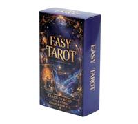 Easy Oracle Cards, 78 Pieces Party Deck, Fun Board Game Playing Aid, Practical Social Supply, Portable Gathering Gear, for Adults Men Women Families Friends Beginners Home Travel Daily Routine