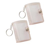 Easy Organize Pocket 2Inch Photo Album for 20Photos Insert Design Quick Sorting Photos Holder for Busy Life Insert Photo Album， Keychain Ideal for Travel Family Gatherings Outdoor