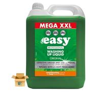 Easy Original Dish Washing Up Liquid 5L Large-Capacity Dishwashing Liquid for Home & Commercial Use, Fresh Scent, Grease-Cutting Formula, Recyclable Packaging By Kavya Global