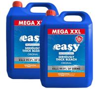 Easy Original Thin Bleach 5L x2 Multipack | Powerful Household Disinfectant & Cleaner | Removes Tough Stains, Kills 99.9% of Bacteria, Fresh Hygiene Solution for Home & Kitchen Use