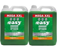 Easy Original Washing Up Liquid - 5L (Pack of 2) | Powerful Grease-Cutting Formula - Fresh Scent - Ideal for Home & Commercial Use | Eco Friendly Packaging