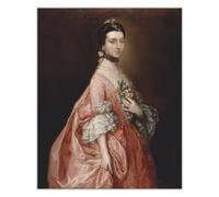 Easy Paint by Numbers Kit for Adults Beginnerthomas Gainsborough Mary Little Later Lady Carr Oil Painting by Numbers Kit for Home Decor Gifts